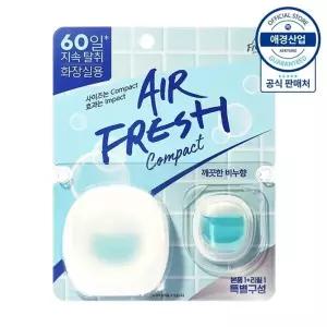 [애경]에어후레쉬 컴팩트 화장실용 방향제 본품 6ml + 리필 6ml