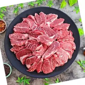 VGD 돼지 뒷고기 볼살 통볼살 통두께 1kg 국거리 찌개용 수육용