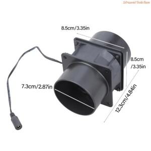 배기 전자 냉각을위한 2 개의 덕트가있는 인라인 송풍기 80mm 팬 W91B