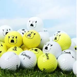 투톤 컬러 골프볼 연습볼 골프공 20구