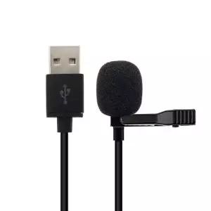 USB 소형 핀 마이크 방송용 녹음 홈레코딩 pc마이크