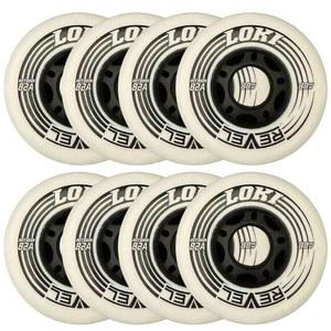 알칼리 힐로 4-76MM /4-80MM 야외 인라인 롤러 하키 휠 레벨 셀레 8 팩 - 82A