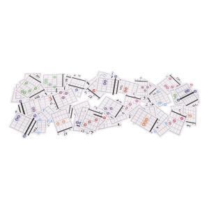 57pcs 기타 코드 카드 초보자 휴대용 트레이너  가이드 학습 차트 교육용 연습 액세서리 음악