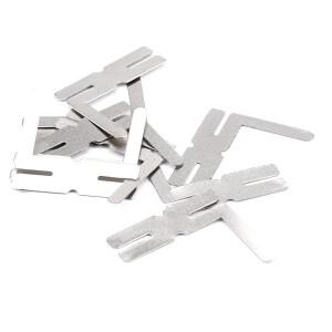 100Pcs 니켈 도금 공정 시트 스폿 용접기 액세서리 18650 배터리 T/Y/H/L 모양 0.18mm 플레이트 도구