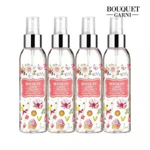 [부케가르니] 딥 퍼퓸 헤어 앤 바디미스트 화이트머스크향 145ml x4개