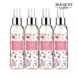 [부케가르니] 딥 퍼퓸 헤어 앤 바디미스트 체리블라썸향 145ml x4개