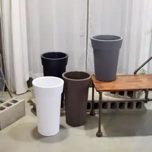 대형 플라스틱 화분 롱화분 유니크 위아 긴 35x60