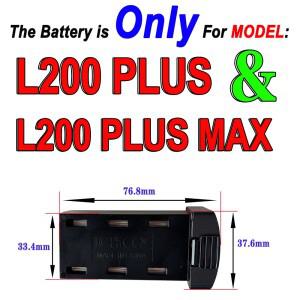 LYZRC L200 PLUS MAX 7.4V 3800MAh 배터리 RC 쿼드콥터 교체 액세서리 부품용 기존 드론