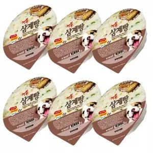 강아지 전복 삼계탕 이우 120g 6개입 1P 영 반려견