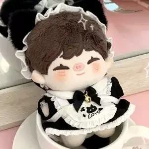 고양이 꼬리 0cm 면 인형 옷 리본 스커트 메이드 드레스 패션 미니 액세서리