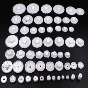 DIY 플라스틱 부품 액세서리 모듈 세트 모든 바퀴 감속 기어 로봇 모터 58 톱니 58Pcs
