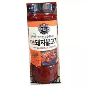 지아오 돼지불고기양념 500g x12p 볶음소스