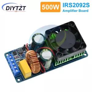 DIYTZT 13PCS IRS2092S 고출력 500W 클래스 D HIFI 디지털 파워 앰프 보드 완성형 모노 LM3886