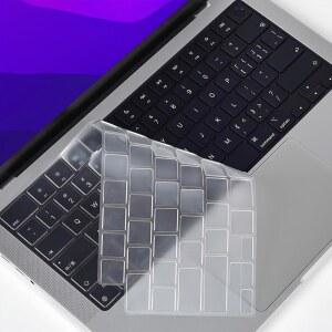 Macbook Air 13.6인치 15.3인치 A681 A2941/Macbook Pro 14인치 16인치 A2779 A2442 A2780 A2485용 실리콘 키보드 커버