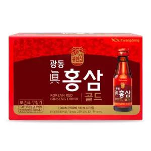 광동제약 광동 진홍삼골드 100ml x 10병 홍삼농축액 음료