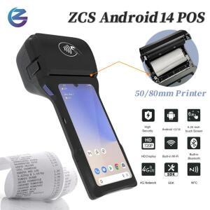 안드로이드 13 휴대용 핸드헬드 단말기 POS 프린터 감열식 영수증 58mm/80mm Wifi 티켓/계산서 PDA NFC 탑