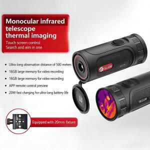 가이드 TE211M 열 카메라 앱 동기화 기능 256x192 해상도 10mm 렌즈 50Hz 향상된 시각적 감지 탑재