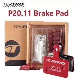 TEKTRO P20.11 MTB 도로 자전거 용 브레이크 패드 내열성 산악 교체 고성능 저소음