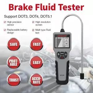 12V 자동차 브레이크액 테스터 디지털 브레이크 도구 100/200 DOT3 LED 표시기 검사 디스플레이