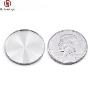 1pc 확장 쉘 하프 달러 (헤드) 마술 트릭 나타나는 배니쉬 코인 Magie 액세서리 닫기 Gimmick Prop Illusio