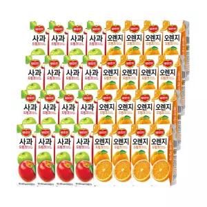 델몬트 드링크 190ml 사과 + 오렌지 혼합 32개