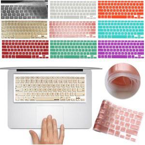 Macbook Air 13 인치 A2337 M1 2020 /A1932 A2179 터치 ID 실리콘 키보드 커버 컬러 보호 필름 용 노트북