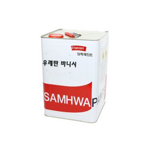 삼화페인트 목재용 유성니스 우레탄바니시 18L 투명 유광
