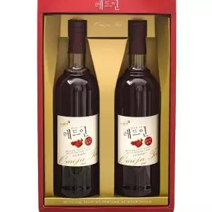 레드인 2병x750ml 문경 오미자청 차 발효액 엑기스 진액 즙 음료 추천 오미자선물 농원