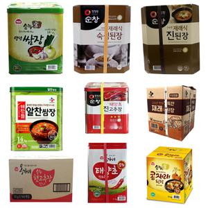 CJ/청정원/사조해표/해찬들/고추장/쌈장/된장/업소용/대용량
