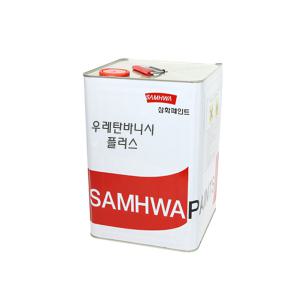 삼화페인트 목재용 유성니스 우레탄바니시 플러스 18L 투명 유광
