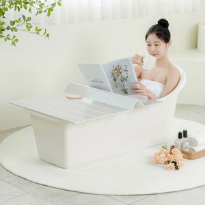 그린센스 이동식 1인용 반신욕조 마카롱욕조