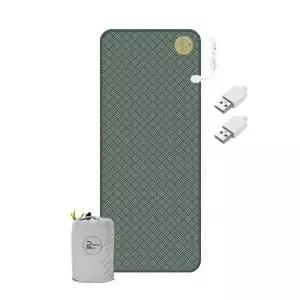 포켓베드 USB 2구 전기온열매트 여행/낚시/캠핑/차박/백팩 휴대용 접이식 온열매트