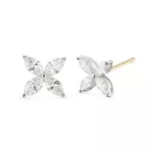도로시 14k 보니타 랩 다이아몬드 귀걸이 총 약 0.9CT)