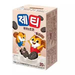 Q 제티 쿠키엔초코 스틱 17g 20T 동서식품