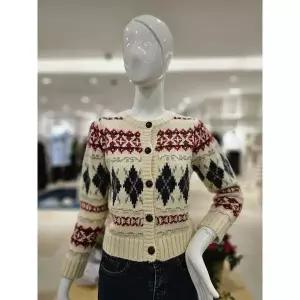 [포커스] 포커스 아가일 패턴 가디건 FW3L7KC0425 (P003035072)