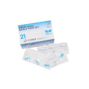 신창 나비침 피하수액용 24G 4분의3인치 19mm 1박스(50개입)| 세이프메디