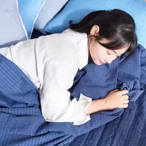 시어서커 홑이불/냉장고이불 여름 침대 얇은 리플