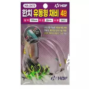 해동 HDF 한치 유동형 채비 4단 한치 HA-2473