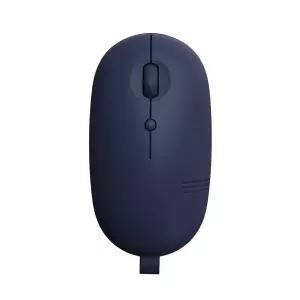 엑토 디자인 테일 저소음 멀티페어링 블루투스 무선 마우스 ABTM-01 네이비