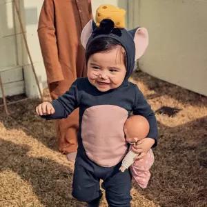유아용 아동 톰과제리바디슈트 제리우주복 제리코스튬 아기할로윈 귀여운