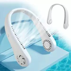 목걸이형 휴대용 넥밴드 선풍기 USB 충전식
