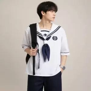 남성 세일러복 세라복 졸업사진 하이틴룩 반티 단체복