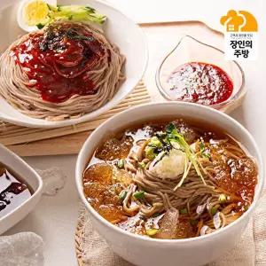 [장인의주방GL][손경신장인]생메밀 10인분세트(메밀소바5인분+비빔5인분) 소바소스2개 추가 발송