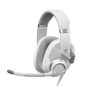 EPOS H6Pro - 마이크가 있는 오픈 Xbox 헤드밴드 어쿠스틱 PS4 내구성 헤드셋 PS5 디자인 편안하고 액세서리(화이트) 게이밍 경량 PC/Windows