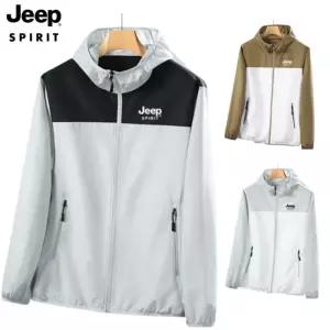 JEEP 2025년 남성 여성 여름 바람막이 경량 자켓 시원한 통기성 등산복