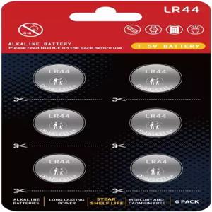 L1154f 배터리 AG13 LR44 357 A76 L1154 SR44 G13 L1154c 1.5V 프리미엄 알칼리 버튼 코인 셀 시계 소형