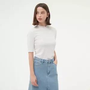 플라스틱아일랜드날라리 반하이넥 5부 티셔츠 PQ7CH861