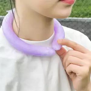 셀리앤티 목쿨러 퍼플 얼음목걸이 아이스목밴드 아이스쿨넥