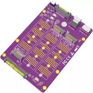 Mustpoint 3 in 1 Combo M.2 NGFF NVMe SSD to SFF-8611/8612 8654/and Adapter