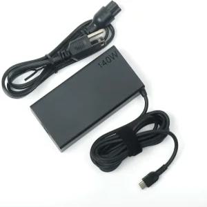 HSXIRQA 새로운 슬림 140W USB-C AC 충전기 레노버 프로 7 9 요가 7i 9i 레지옹 5 5i 씽크패드 Z16 노트북